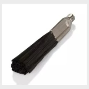 P07194 - KULFIBERB�RSTE - STANDARD - RUSTFRI ST�L - TIL TIG B�RSTE Kulfiberb�rster af h�jeste kvalitet for en meget lang levetid. Den rustfri st�lfatning med det lige M6-gevind passer til alle TIG Brush-rensere i rustfrit st�l til svejses�mme.