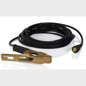 P07196 - SORT KABEL MED JORDKLEMME TIL TIG B�RSTE Det 6,0 m lange kabel med jordklemme i sort er meget anvendeligt til reng�ring af store komponenter s�som beholdere eller til montering p� stedet.