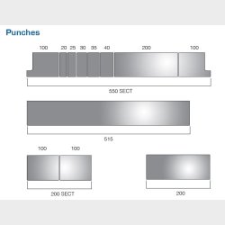 WP001 28� R=1 H=135 L=200  - PUNCH - 983081 - 2,9 kg - ref. WP0010200 -  Italy
