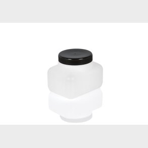 P01586 - Solution Container - wide necked black lid - 500ml