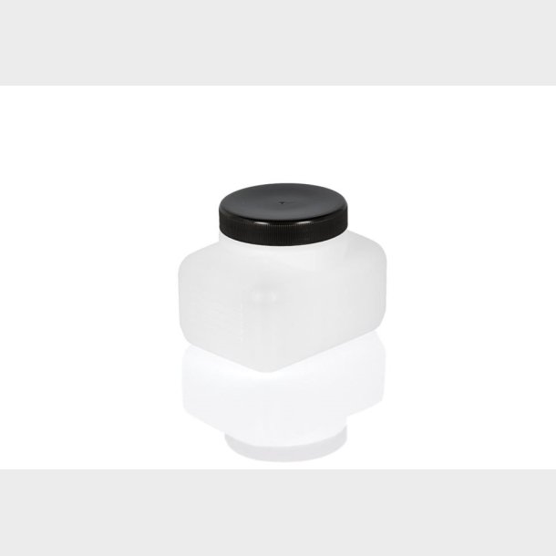 P01586 - Solution Container - wide necked black lid - 500ml