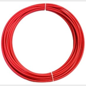 1,0-1,2 - Red teflon liner 3.4m - 2,0x4,0 fits all MIG torches