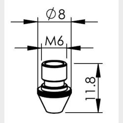 2085524 - TR302-5524X - TR-NOZZLE � 2.6 EBC X20 - L402123.E - Pieces per PK - 10