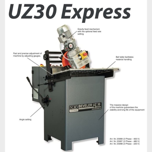 25999 - UZ30 EXPRESS 400V, 3 Phase