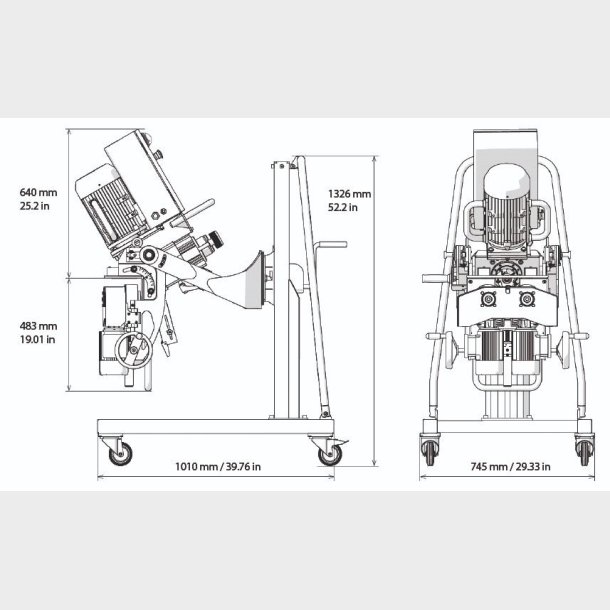 1940  - Bevelling machine UZ50 Triumph +3D MANIPULATOR, 400V, 50 Hz BEVL1030